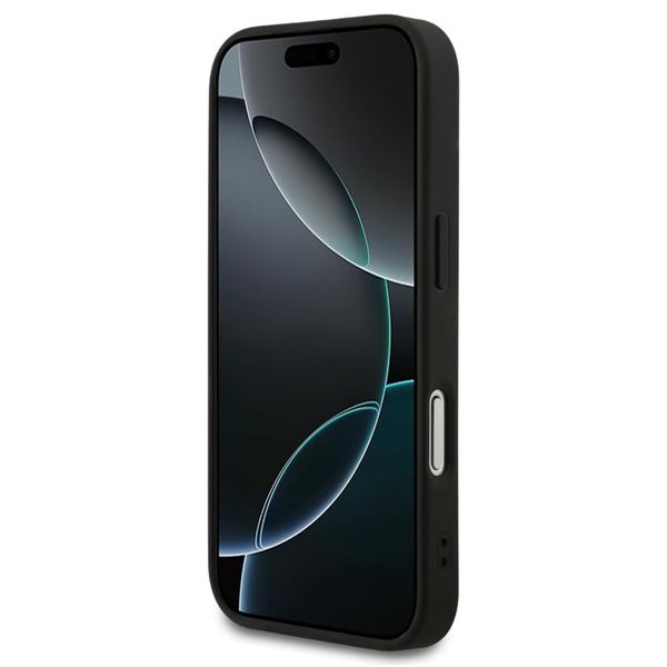 Guess 4G Metal Logo Back Cover MagSafe Apple iPhone 17 Pro - Schwarz