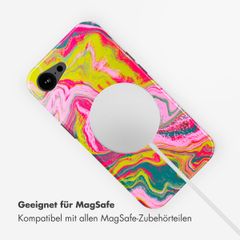 Selencia Vivid Rückabdeckung mit MagSafe Apple iPhone 16e - Marble Pink