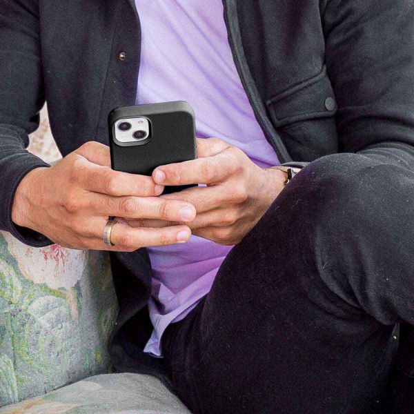Accezz Liquid Silikoncase Samsung Galaxy A34 (5G) - Schwarz