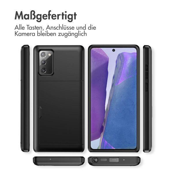 imoshion ﻿Backcover mit Kartenfach für das Samsung Galaxy S20 FE - Schwarz