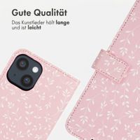 imoshion Design Klapphülle Apple iPhone 14 - Pink Bazaar Flowers