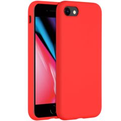 Accezz Liquid Silikoncase Rot für das iPhone SE (2022 / 2020) / 8 / 7