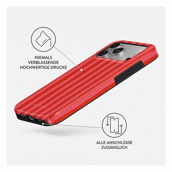 Burga Tough Back Cover MagSafe Apple iPhone 18 Pro - Pomegranate