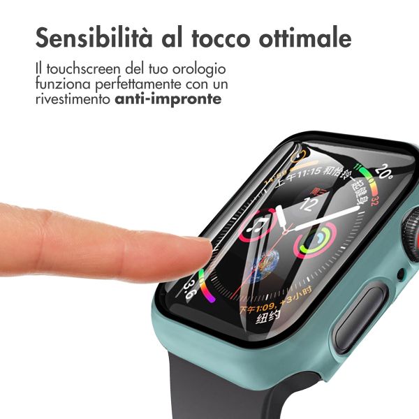 imoshion Full Cover Hard Case Apple Watch 7 / 8 / 9 - 41 mm - Dunkelgrün