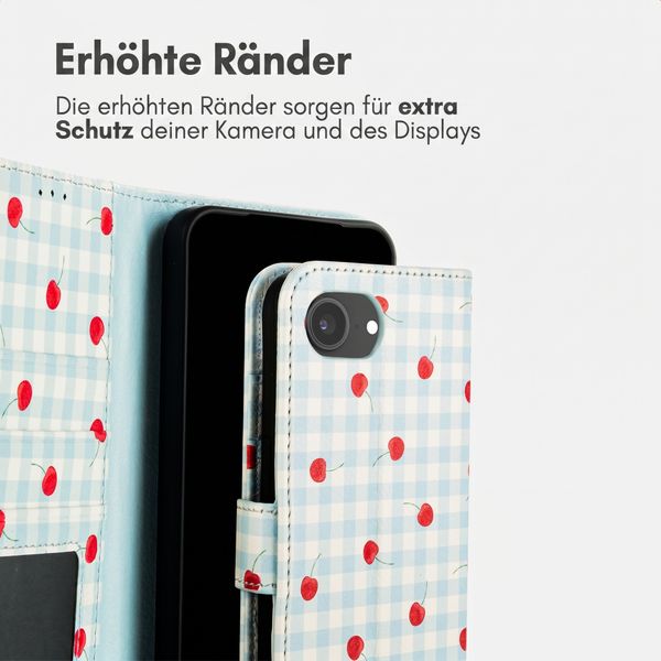 imoshion Design Klapphülle Apple iPhone 17e / 16e - Cherry Check