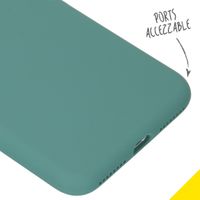 Accezz Liquid Silikoncase iPhone 8 Plus / 7 Plus - Dunkelgrün