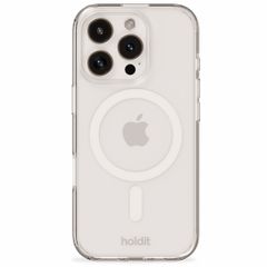 Holdit MagSafe Case für Apple iPhone 16 Pro Max - Transparent / White