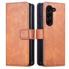 imoshion Luxuriöse Klapphülle Samsung Galaxy Z Fold 6 - Braun