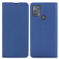 imoshion Slim Folio Klapphülle für das Motorola Moto G50 - Blau