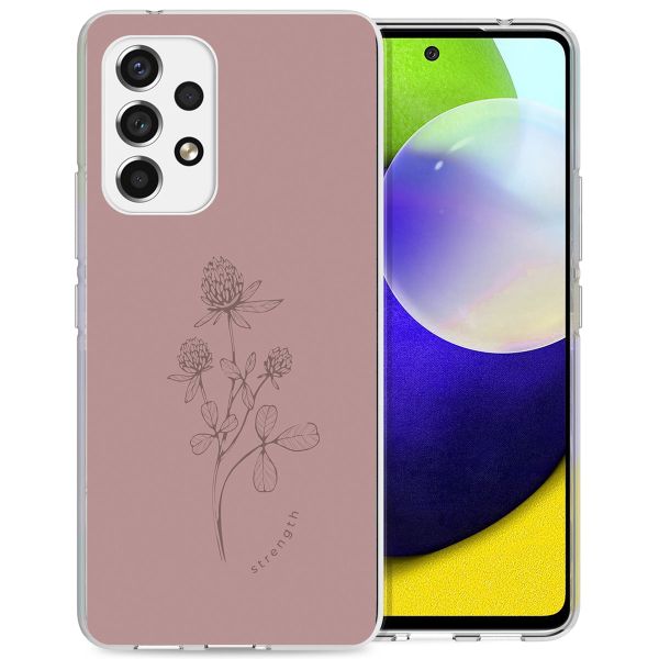 imoshion Design Hülle für das Samsung Galaxy A53 - Floral Pink