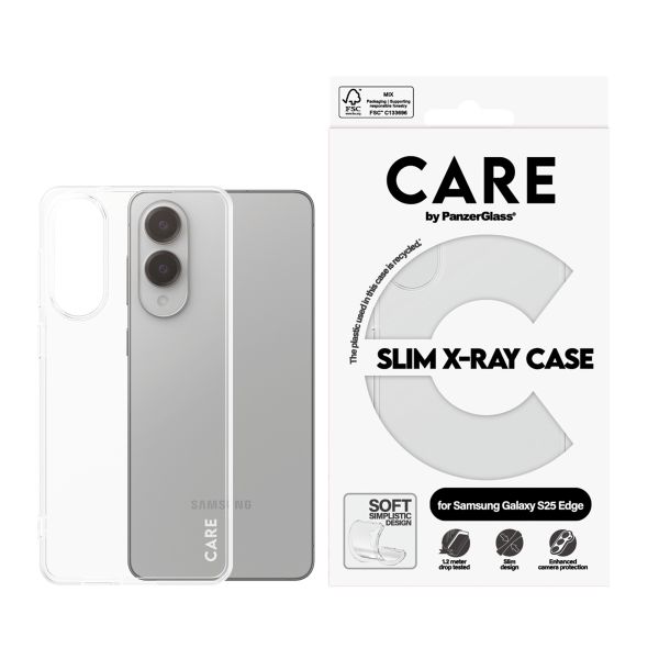 CARE by PanzerGlass Fashion Backcover XR Samsung Galaxy S25 Edge - Transparent