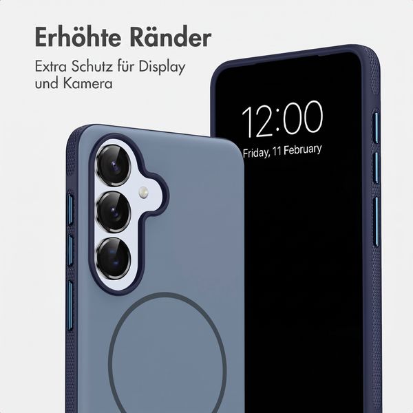 imoshion Color Backcover mit Thin MagSafe Ring Samsung Galaxy S25 / S24 - Dunkelblau