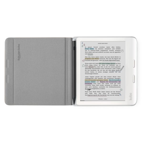 Kobo Notebook SleepCover Klapphülle Kobo Libra Colour - Sand Beige