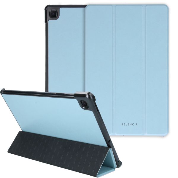 Selencia Trifold Klapphülle aus veganem Leder Galaxy Tab S6 Lite / Tab S6 Lite (2022)