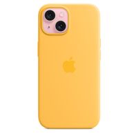 Apple Silikon-Case MagSafe Apple iPhone 15 - Sunshine