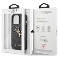 Guess 4G Metal Logo Back Cover Apple iPhone 13 Pro Max - Grau