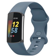 imoshion Silikonband für die Fitbit Charge 5 / Charge 6 - Größe S - Offizielles Blau