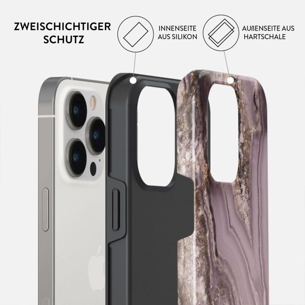 Burga Tough Back Cover für das iPhone 15 Pro - Golden Taupe