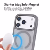 imoshion Color Guard Back Cover mit MagSafe Apple iPhone 17 Pro - Grau