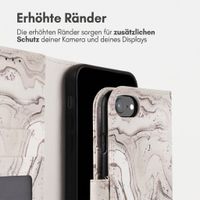 imoshion Design Klapphülle Apple iPhone SE (2022 / 2020) / 8 / 7 / 6(s) - Sandy Marble