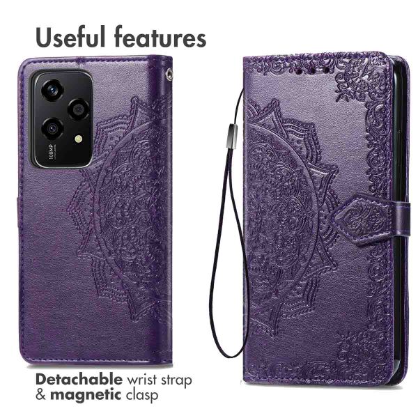 imoshion Mandala Klapphülle Honor 200 Lite - Violett