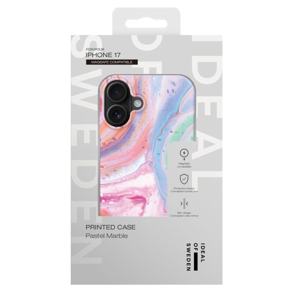 iDeal of Sweden Fashion Back Case Apple iPhone 17 - Pastel Marble