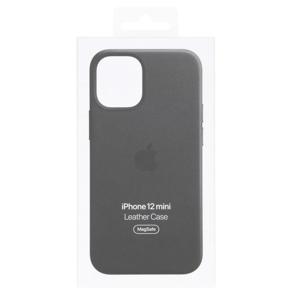 Apple Leder-Case MagSafe für das iPhone 12 Mini - Black