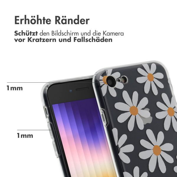 imoshion Design Hülle Apple iPhone SE (2022 / 2020) / 8 / 7 - Daisy Flower