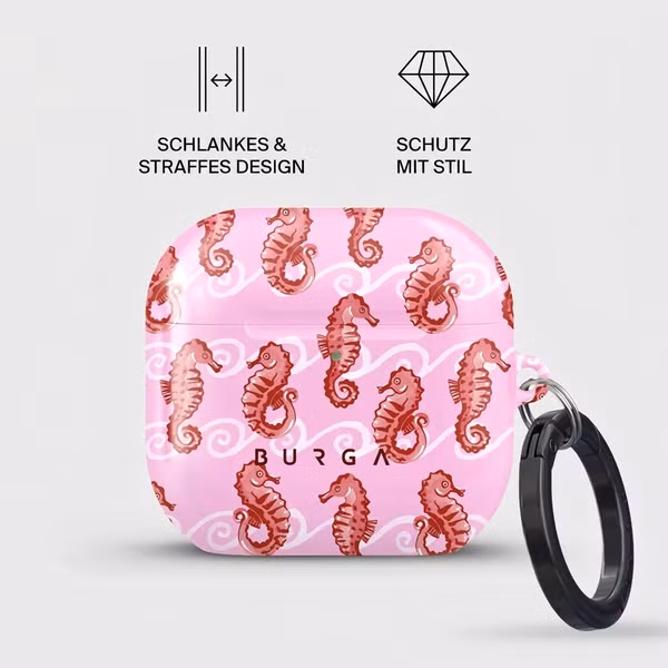 Burga Hardcase Hülle Apple AirPods 4 - Coral Reef