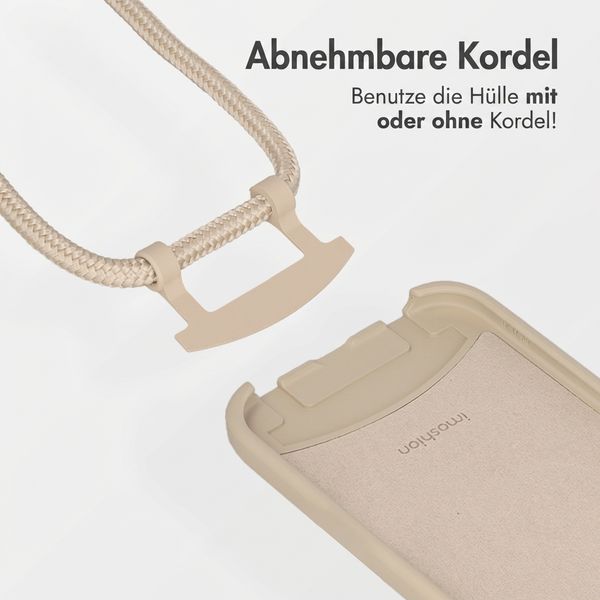 imoshion Color Backcover mit abnehmbarem Handykette und MagSafe Samsung Galaxy S26 - Nude