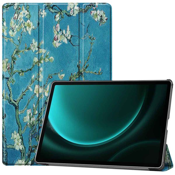 imoshion Design Trifold Klapphülle für das Samsung Tab S10 Plus / Tab S9 Plus / Tab S9 FE Plus - Green Plant