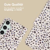 imoshion Design Klapphülle Samsung Galaxy S25 - Black And White Dots