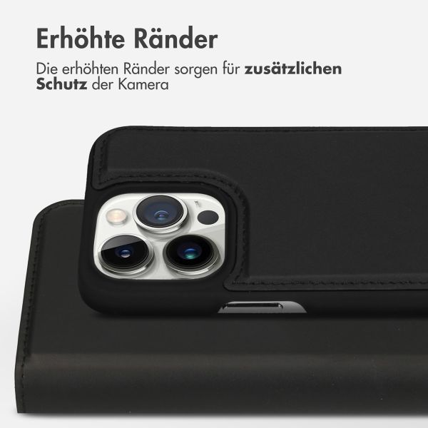 Accezz Premium Leather 2 in 1 Klapphülle für das iPhone 14 Pro - Schwarz