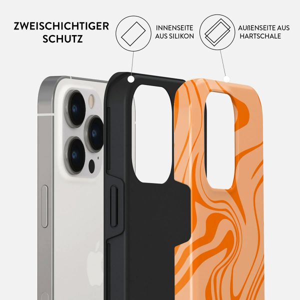 Burga Tough Back Cover für das iPhone 14 Pro - High Vibrations