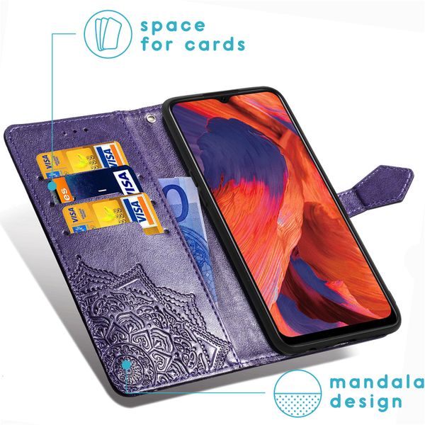 imoshion Mandala Klapphülle Oppo A73 (5G) - Violett