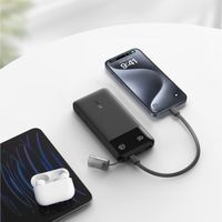 Anker Powerbank - 10.000 mAh - 22,5 Watt - USB-A + USB-C - Schwarz