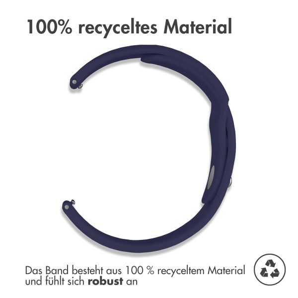 imoshion Silikon Sportarmband -   Universelle 20 mm Anschluss - Dunkelblau