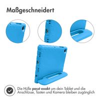 imoshion Hülle mit Handgriff kindersicher Samsung Galaxy Tab A8 - Blau