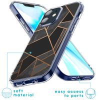 imoshion Design Hülle Apple iPhone 12 Mini - Black Graphic