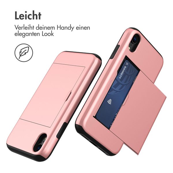 imoshion Backcover mit Kartenfach Apple iPhone Xr - Rosé gold