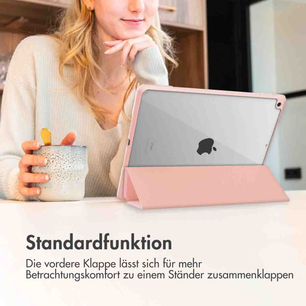 imoshion Trifold Hardcase Klapphülle Apple iPad Air 11 Zoll (2025) M3 / (2024) M2 / Air 5 (2022) / Air 4 (2020) - Rosa