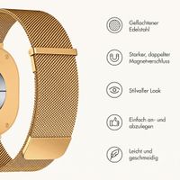 imoshion Mailändische Magnetarmband für Samsung Galaxy Watch 9 (40/44mm) / Watch 8 (40/44mm) / Classic (46mm) - Gold