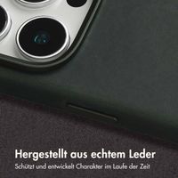 Accezz Vintage Leather Magsafe Backcover Apple iPhone 16 Pro Max - Smokey Green