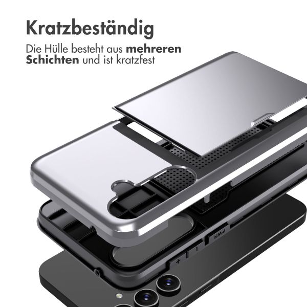 imoshion Backcover mit Kartenfach Samsung Galaxy A55 - Grau