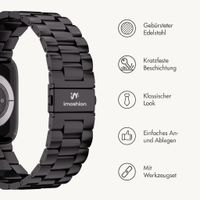 imoshion Edelstahlarmband für Apple Watch | 38/40/41/42 mm - Schwarz