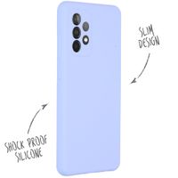 Accezz Liquid Silikoncase Samsung Galaxy A52(s) (5G/4G) - Violett