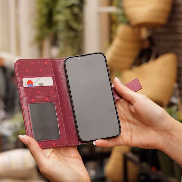 imoshion Design Klapphülle Samsung Galaxy A35 - Crush Check Coral Dust