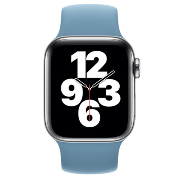 Apple Silikon Solo Loop für das  Apple Watch | 38/40/41/42 mm - Größe 1 - Northern Blue