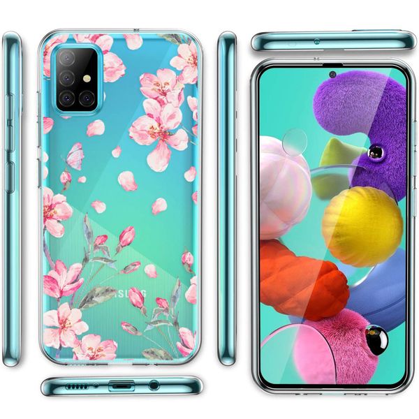 imoshion Design Hülle Samsung Galaxy A31 - Blume - Rosa