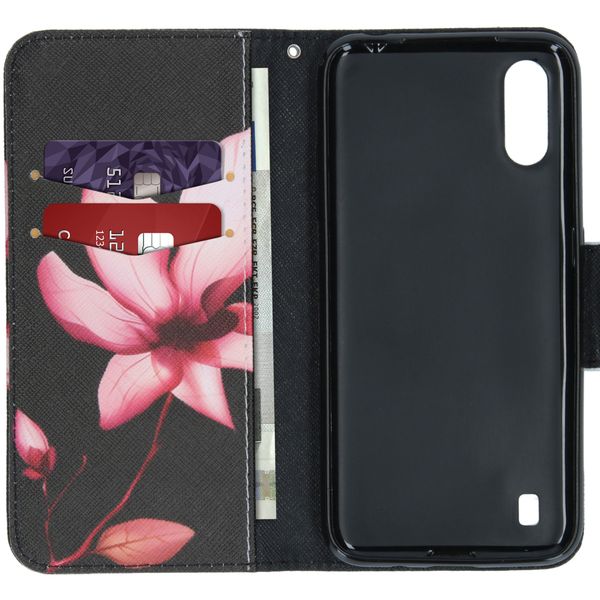 Design TPU Klapphülle für das Samsung Galaxy A01